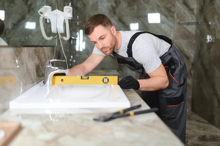 Bathroom Remodeling 7 Bathroom Countertop Install