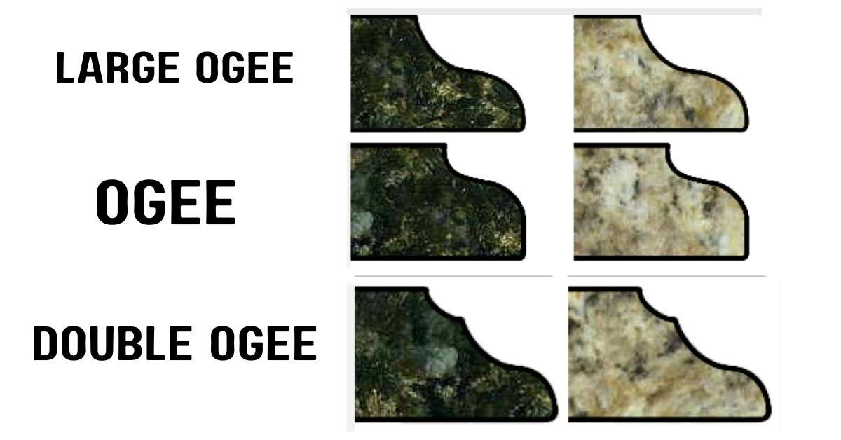 Types of Ogee Edges
