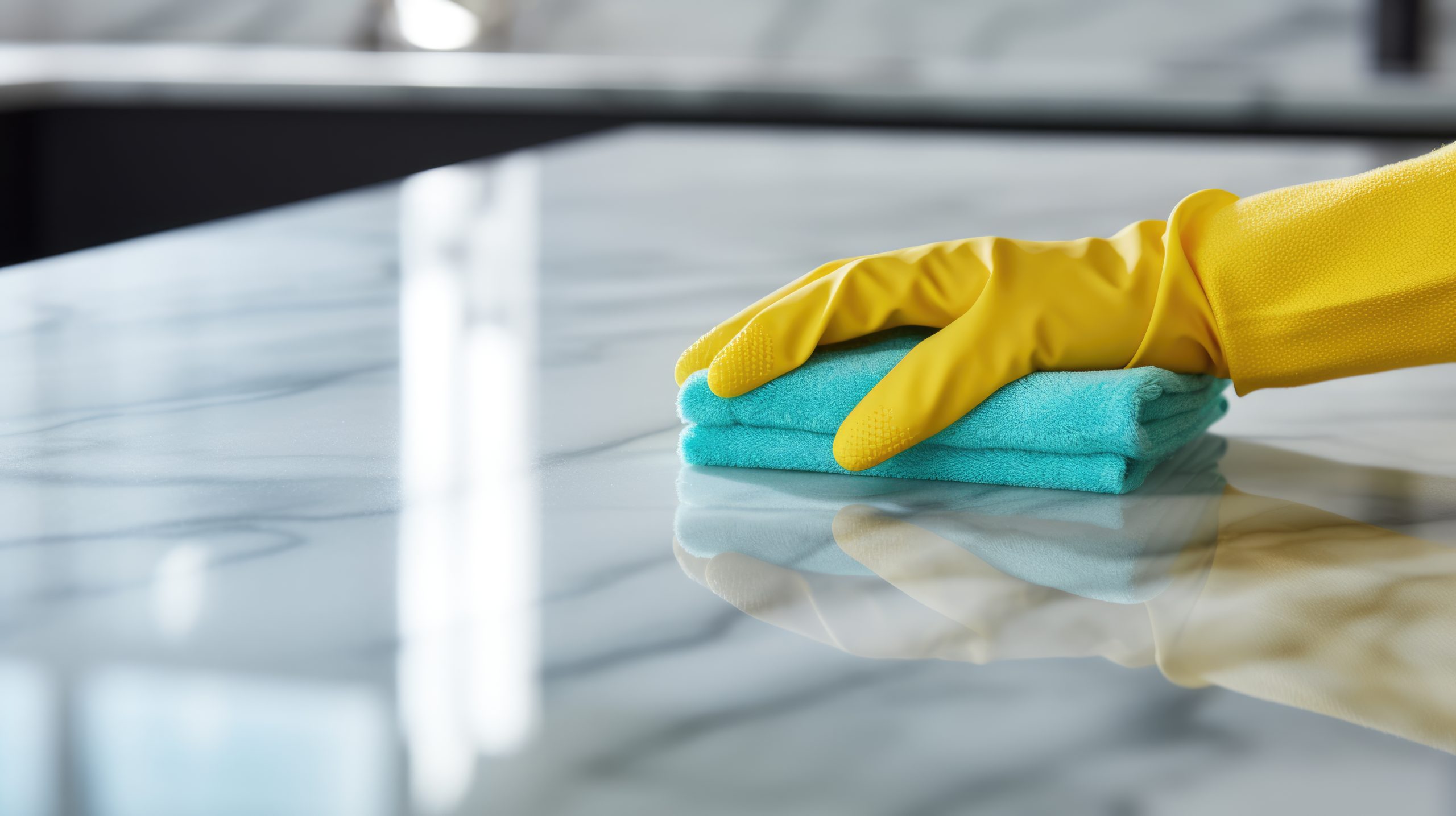 how to clean marble countertops